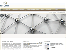 Tablet Screenshot of nplanitis.com